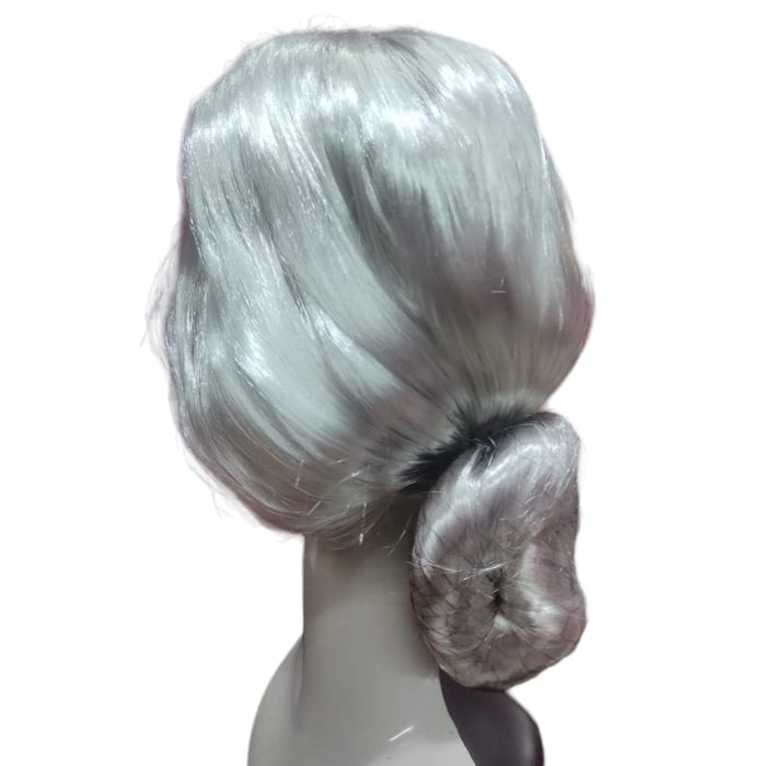 Straight Grey Wig HA-1