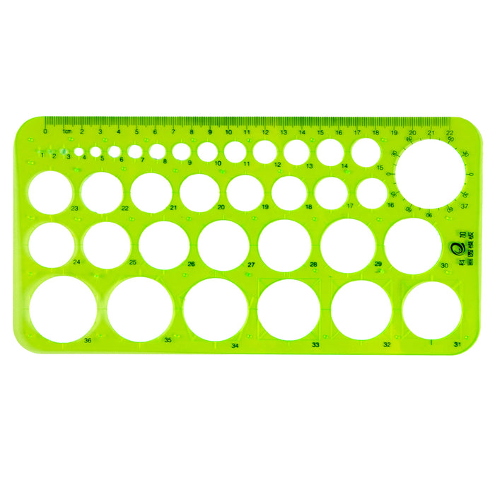 Circles Template Ruler Y-3, Green