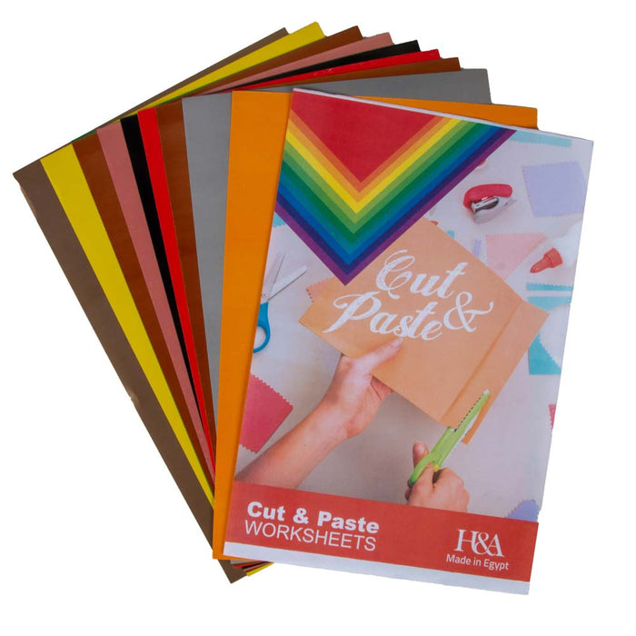 Cut and Paste Sheets, A4, Pack of 10
