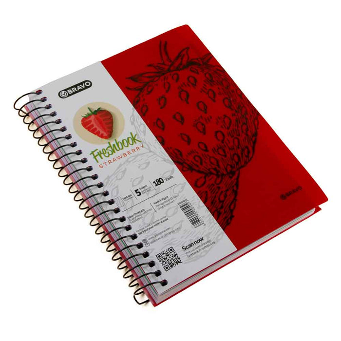 Bravo Fresh Notebook, A5(14.8 × 21cm), 180 Sheets