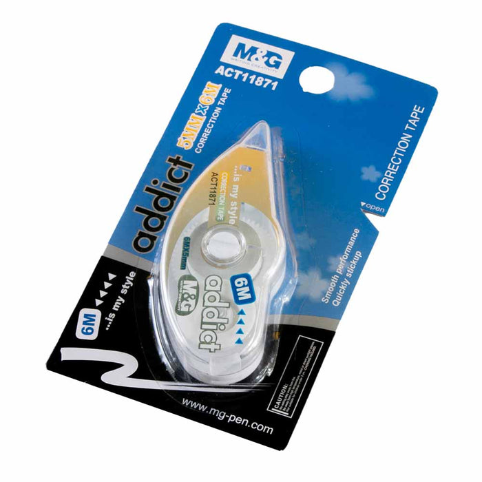 M&G ACT11871 Correction Tape, 5 mm, 6m