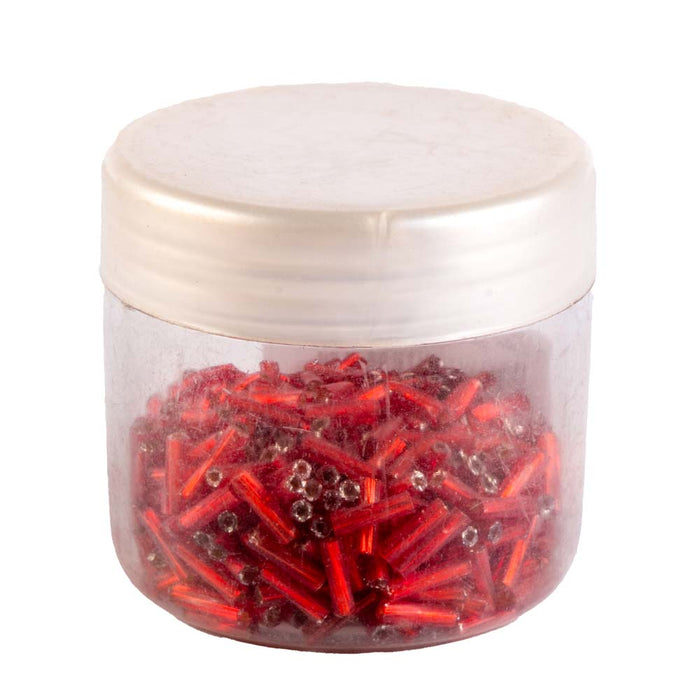 Cylindrical Beads Jar, MultiColor,