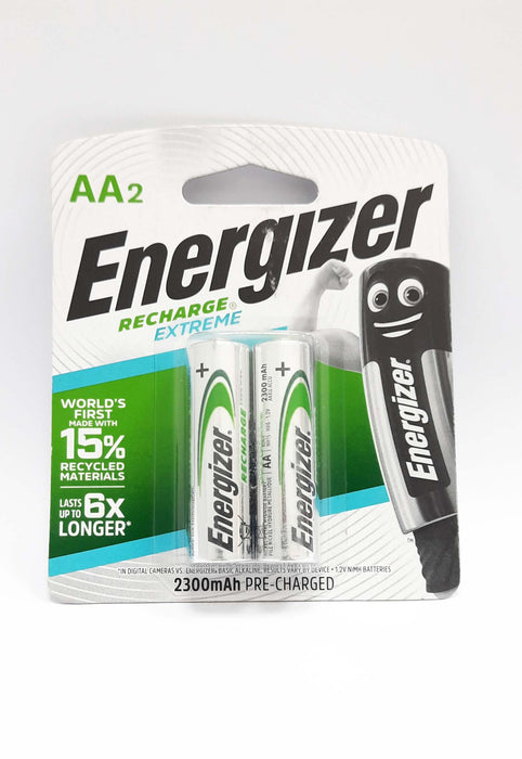 Energizer AA2 Recharge Extreme Batteries 2 Pieces