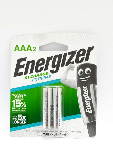 Energizer AAA2 Recharge Extreme Batteries 2 Pieces