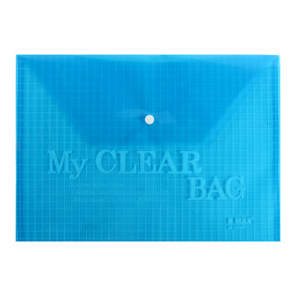 K-MAX Envelope Folder with Button, Size A4