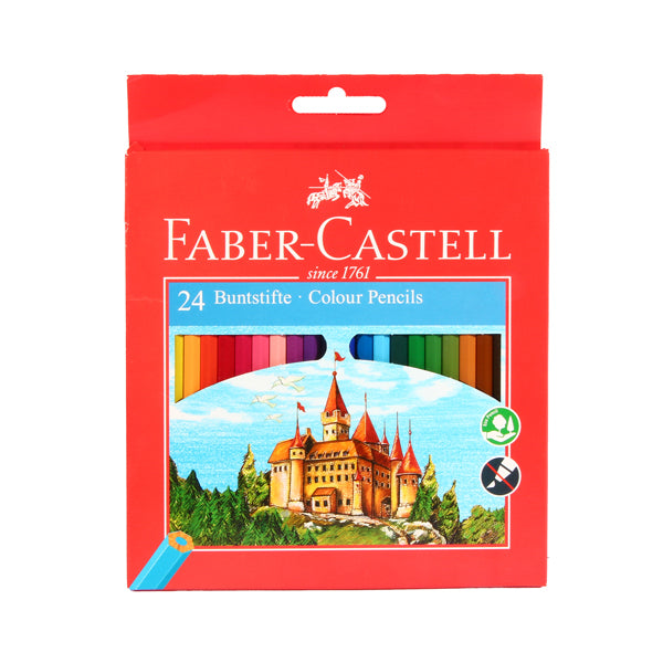 Faber Castell Long Color Pencils 6/24/36, Carton Box