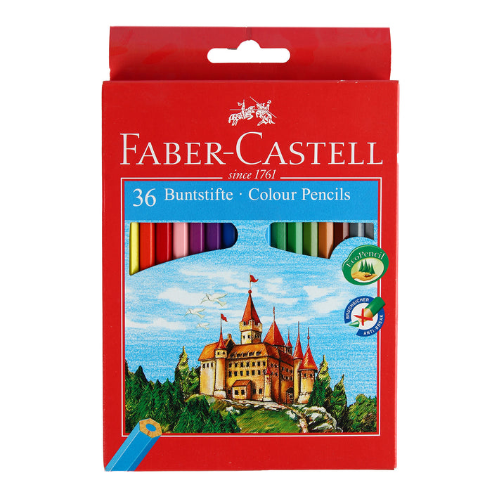 Faber Castell Long Color Pencils 6/24/36, Carton Box