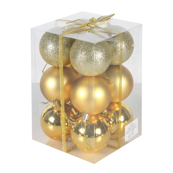 Christmas Ornaments Hanging Balls, Pack of 12 Ball, Size 7cm