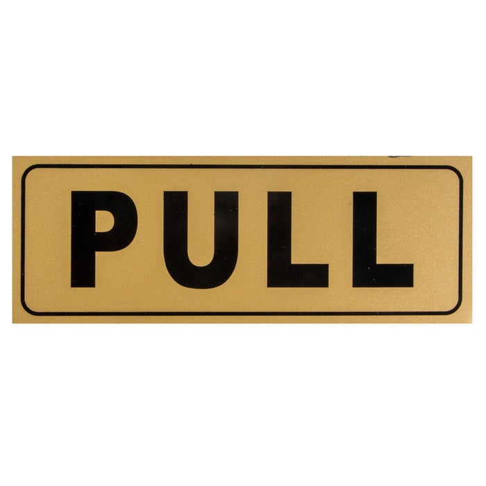Plate Safety Sign S-716, Pull