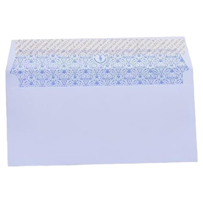Gazelle Paper Envelope, DL (11x22cm), 100 gm, Pack of 50