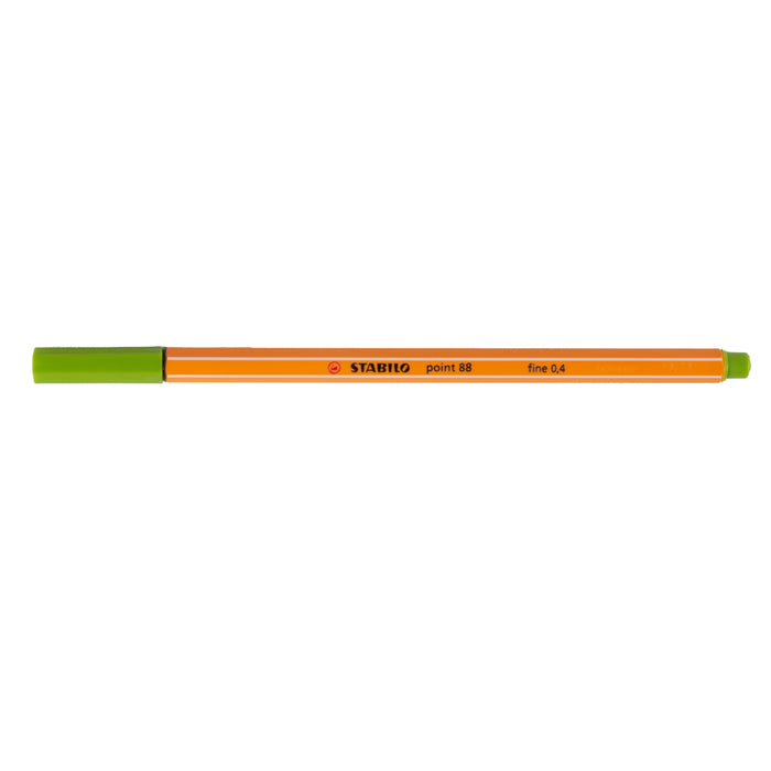 قلم سن ريشة المانى 0.4مم, موديل 88-33 اخضر نيون من ستابيلو