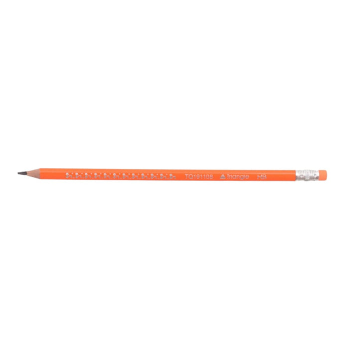 قلم رصاص بأستيكة مثلثه ,  2.2 مم  من يولين