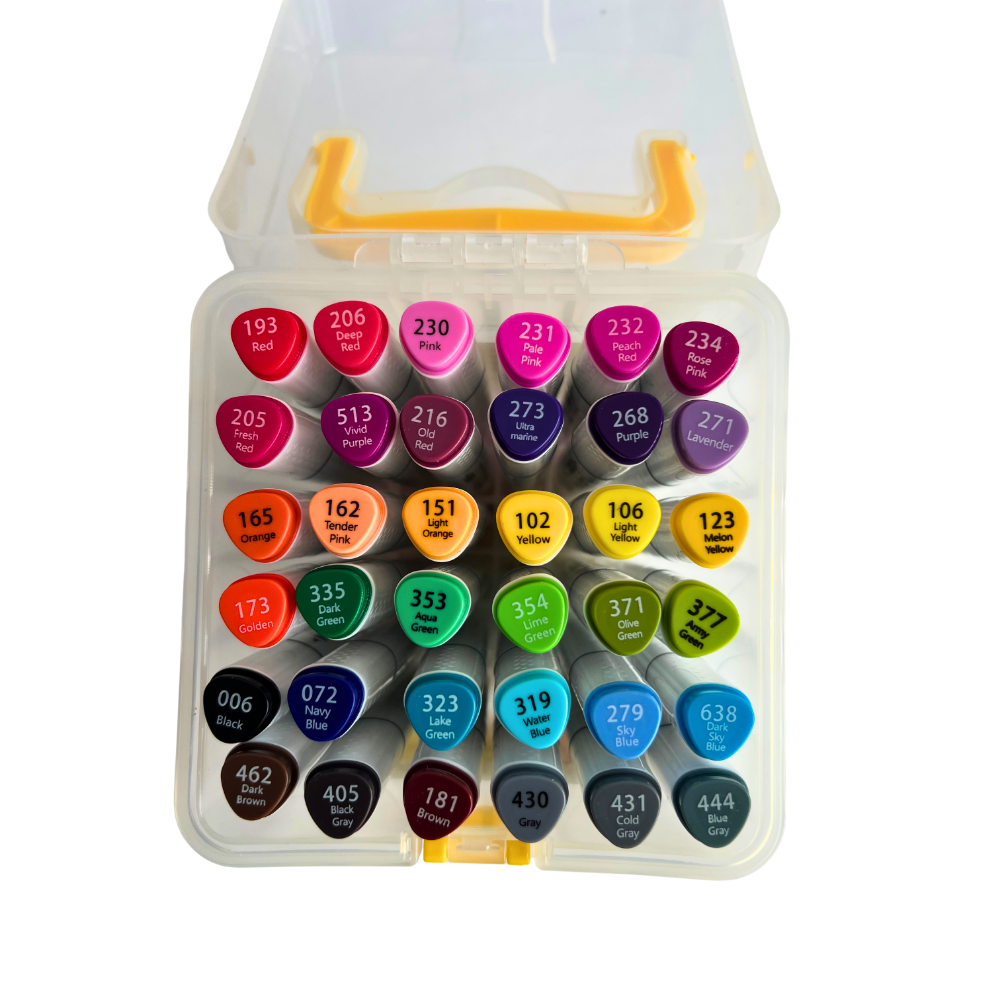 MP2933 Art Markers Set, Dual Tip