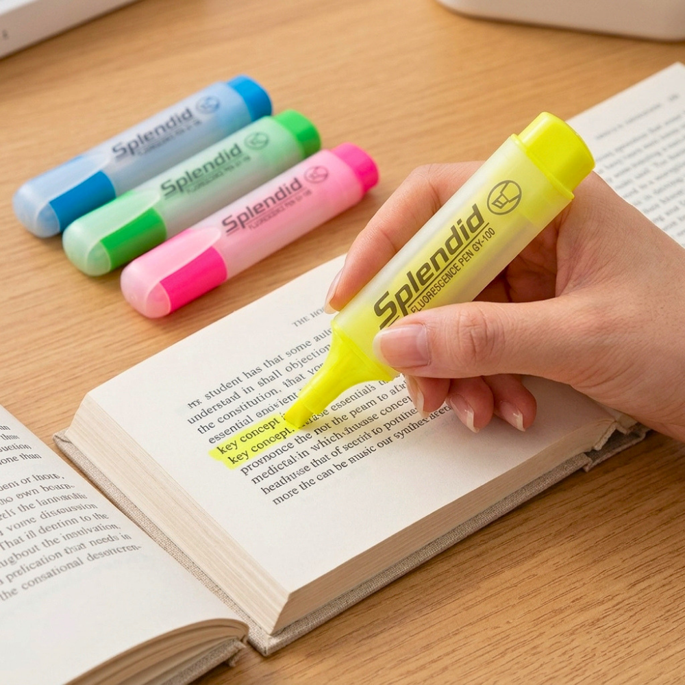 Colored Highlighters, Set of 4