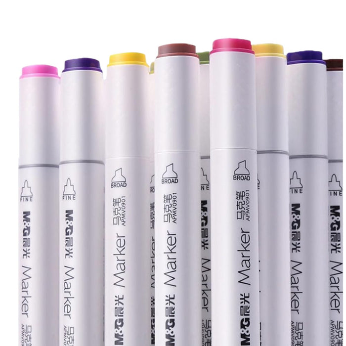 أقلام ماركر موديل APMV090, عدد 24 لون من أم أند جى