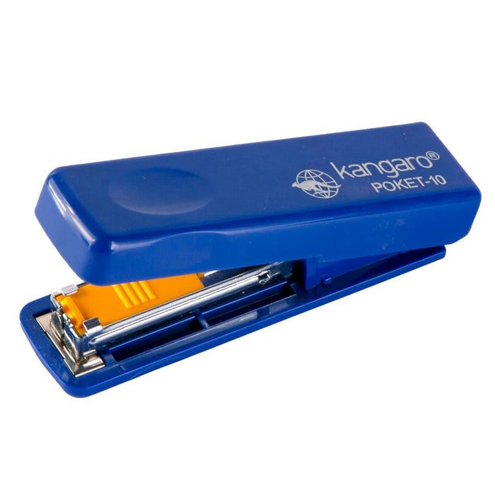 Kangaro Pocket-10 Stapler, Blue