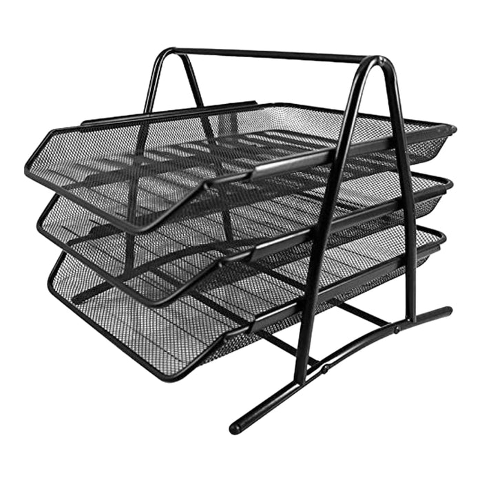 Select MO-306 Metal Desk Tray, Black