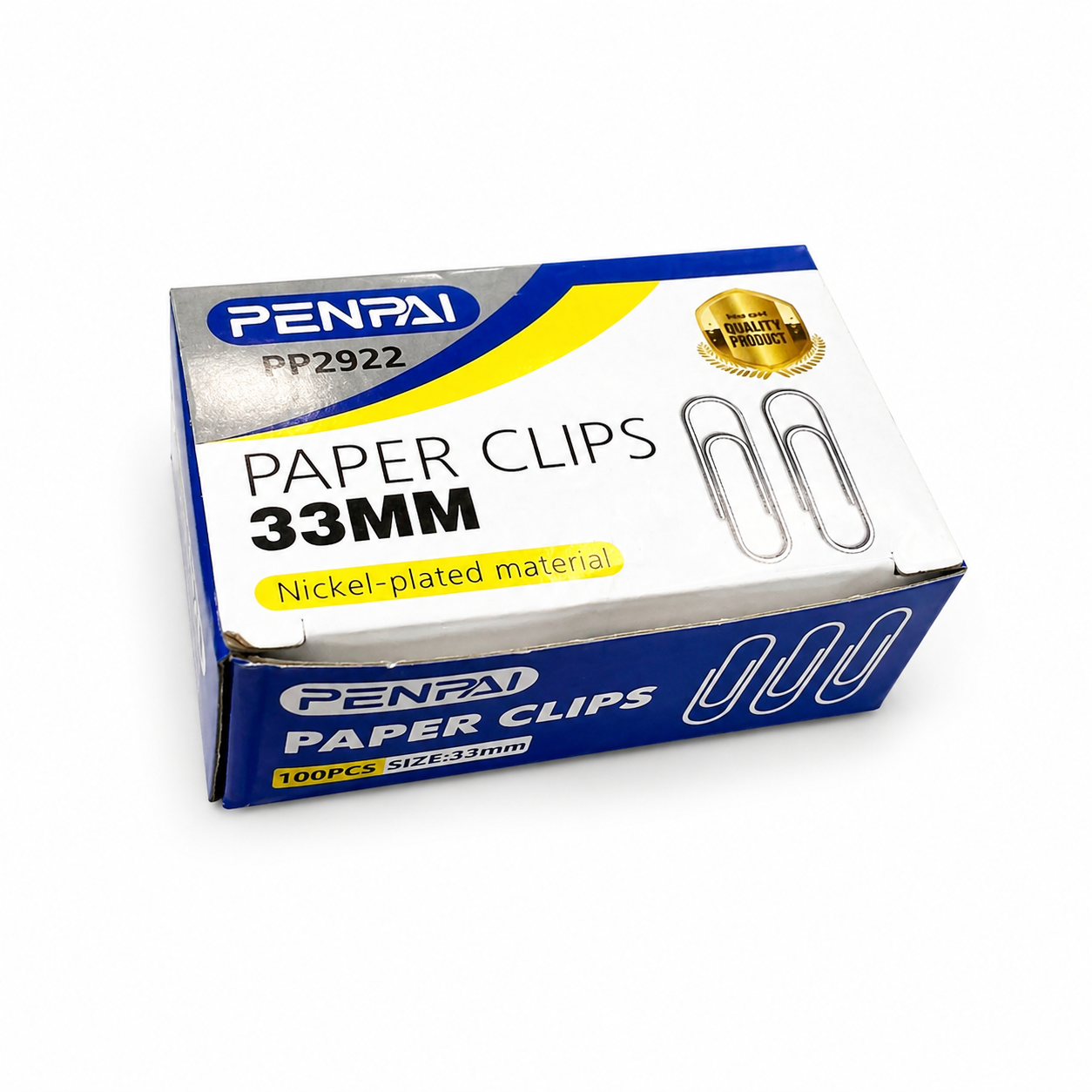 33 mm. Paper Clips Box