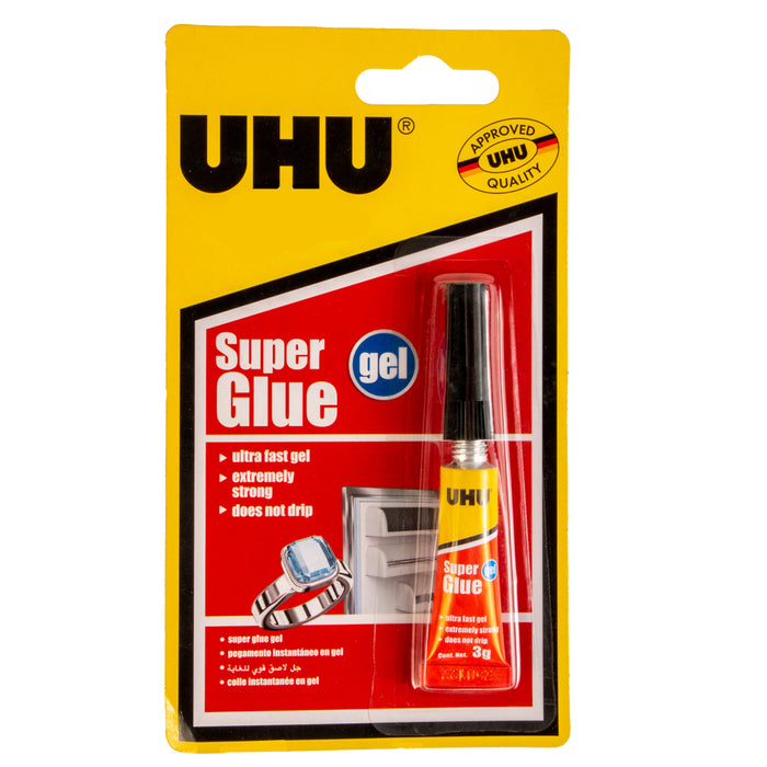 UHU 37615 Super Glue Gel, 3g