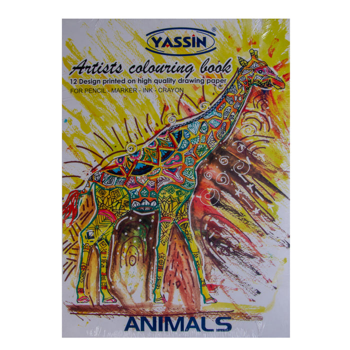 Yassin Mandela Coloring Book, Animals