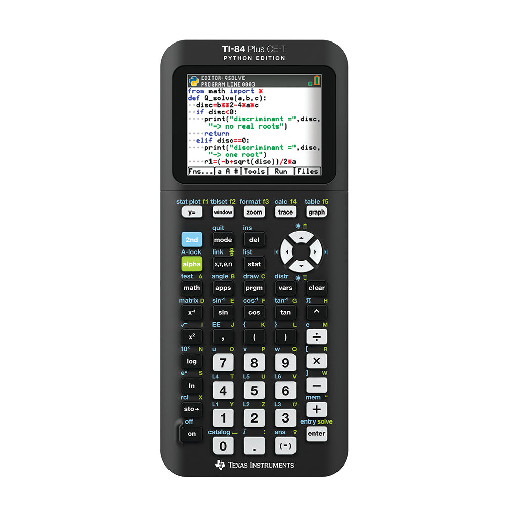 TI-84 Plus CE Color Graphing Calculator (Python Edition)