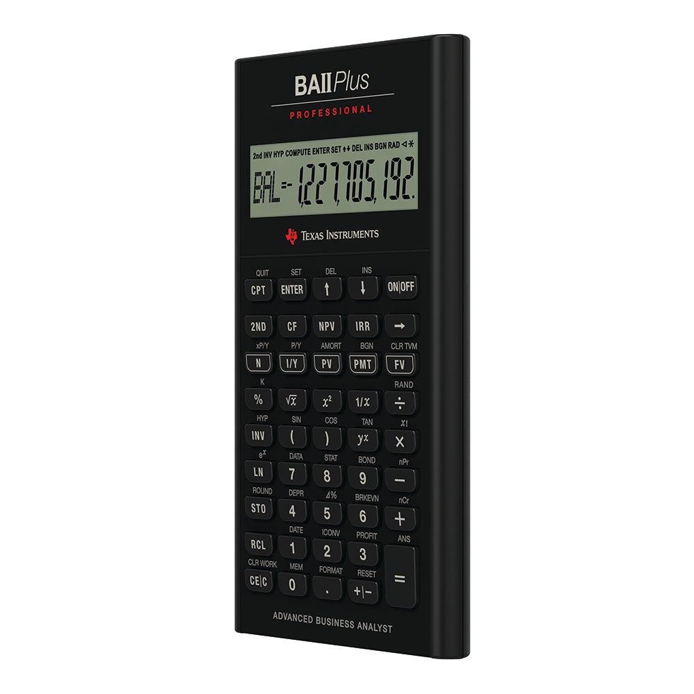 TI BA-II Plus Pro Financial Calculator