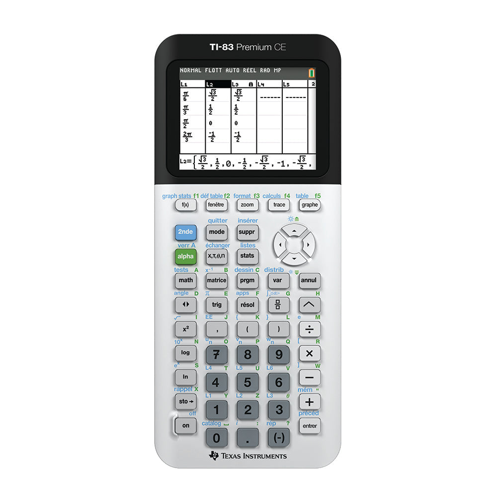 TI-83 Premium CE Color Graphing Calculator (Python Edition)