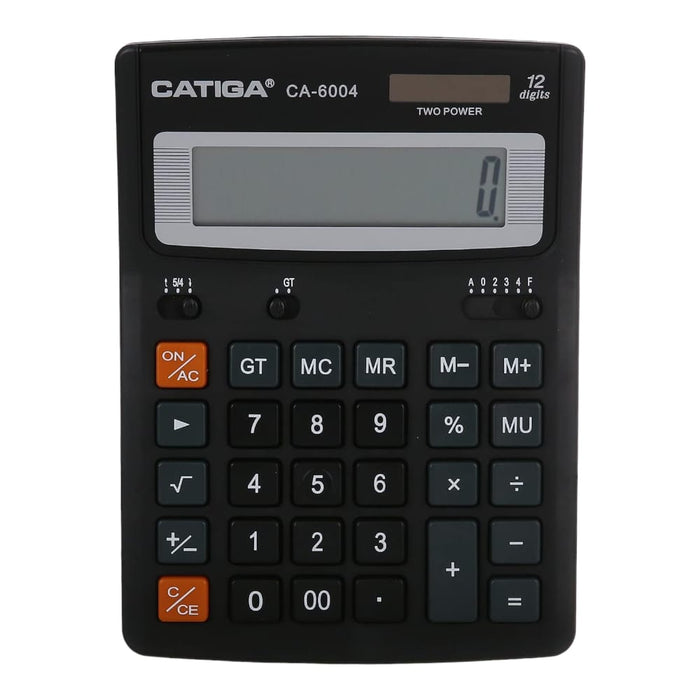 آلة حاسبة مكتبية موديل CA-6004 تحتوي على 12 رقم من كاتيجا