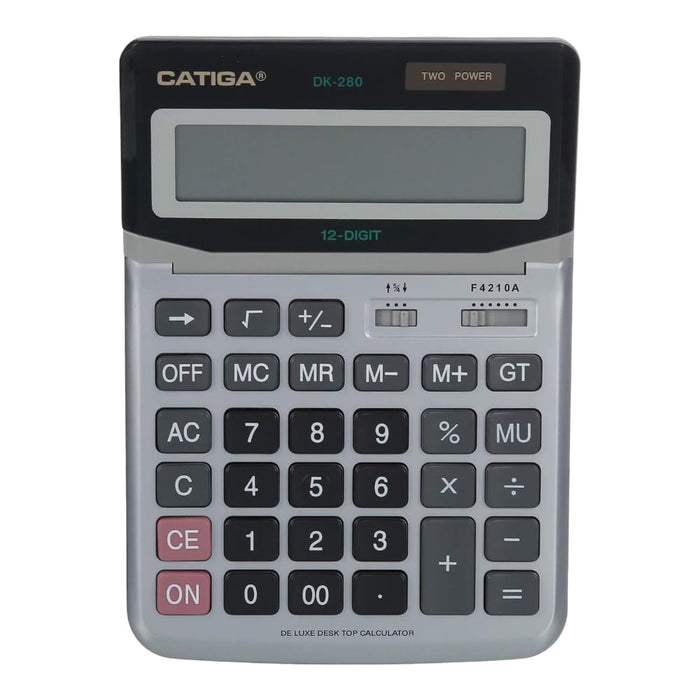 آلة حاسبة مكتبية موديل DK280 تحتوي على 12 رقم من كاتيجا