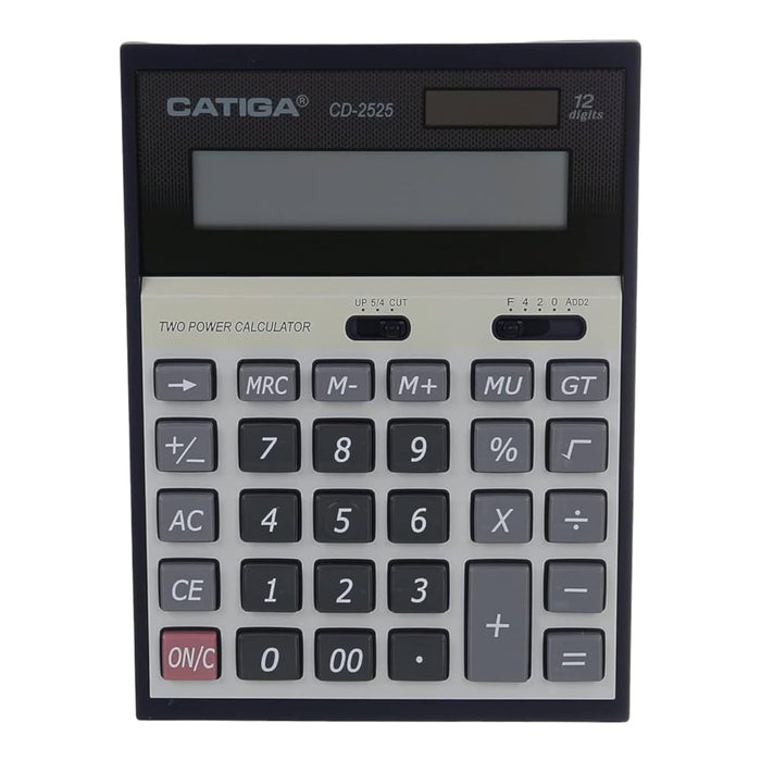 آلة حاسبة مكتبية موديل CD2525 تحتوي على 12 رقم من كاتيجا