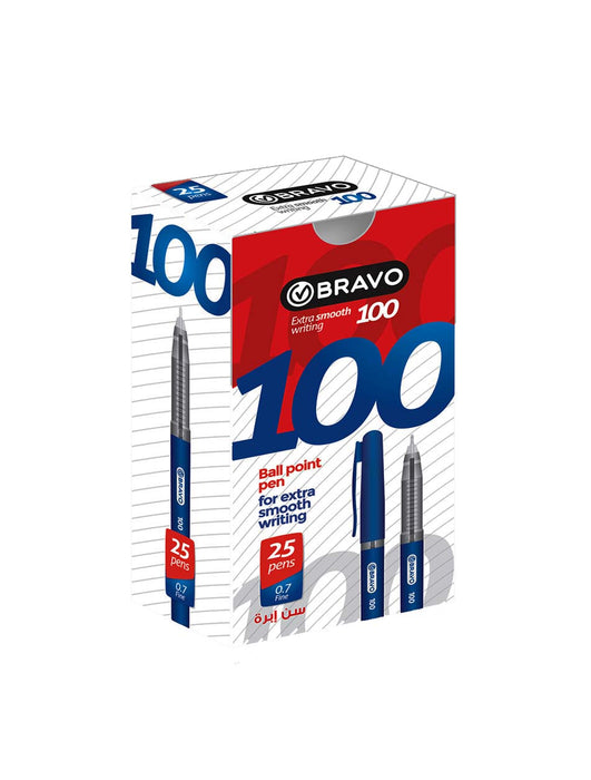 Bravo Ball Pen Bravo 100, Pack of 25 Pen