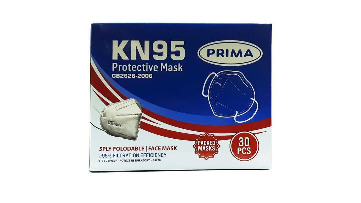 Prima Box of KN95 Face Mask, 30 Pcs