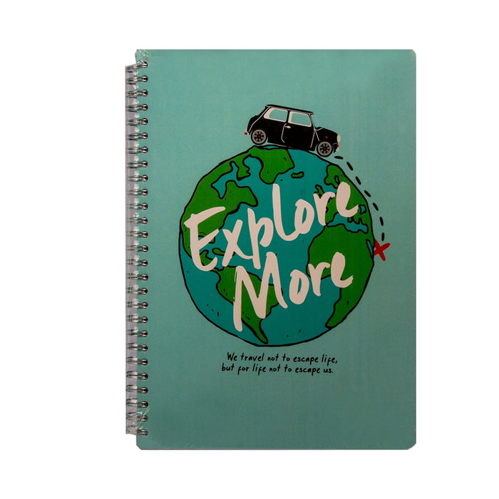 Mofkera Wire Notebook, Earth, 24x17cm