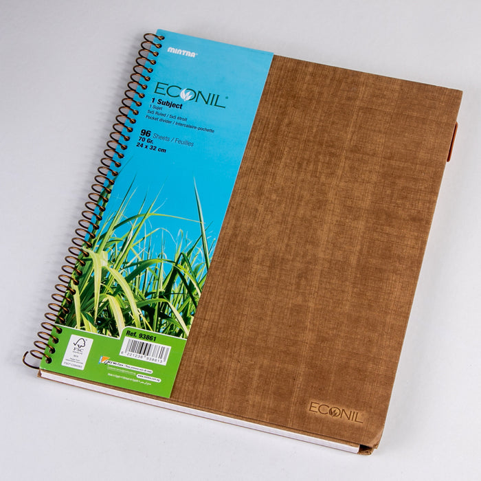 Mintra Econil 7 Squares Notebook, Size 32x24 cm, 96 Sheets, Brown