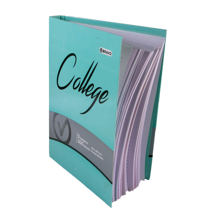 Bravo College Binder Notebook, A4 (29.5 x 21cm), 200 Sheets