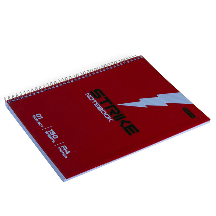 Bravo Strike Notebook, A4 (29.5 x 21cm), 150 Sheets