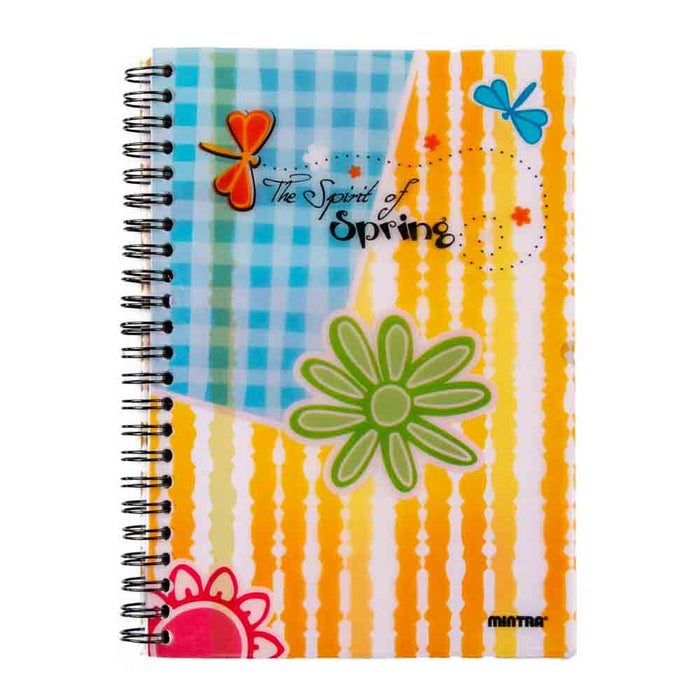 Mintra Double Wire Notebook, 20.2×14cm, 100 Sheets, Spring