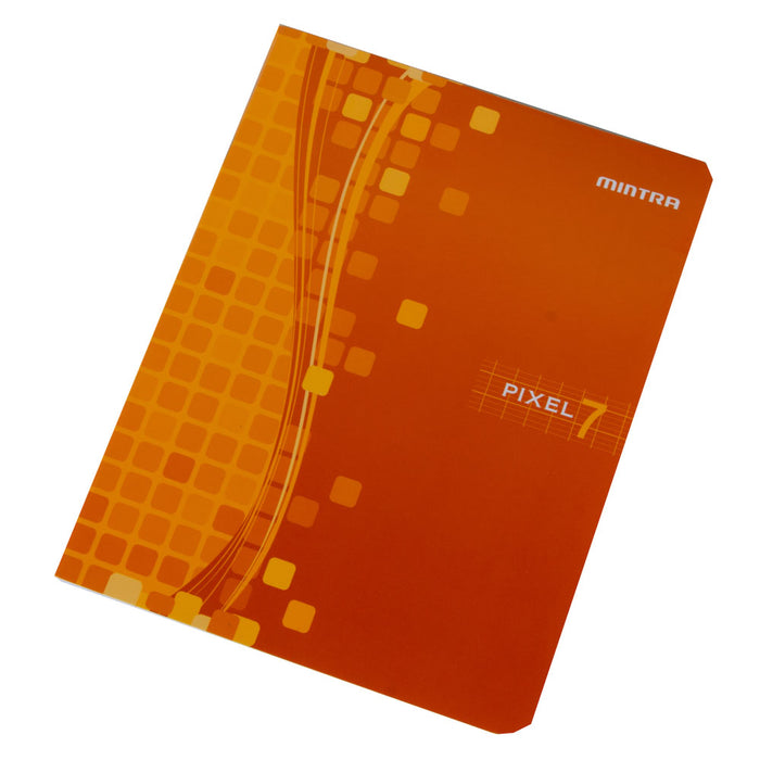 Mintra Pixel Stapled Notebook, A4 (21 × 29.5cm), French Ruling, 48 Sheets