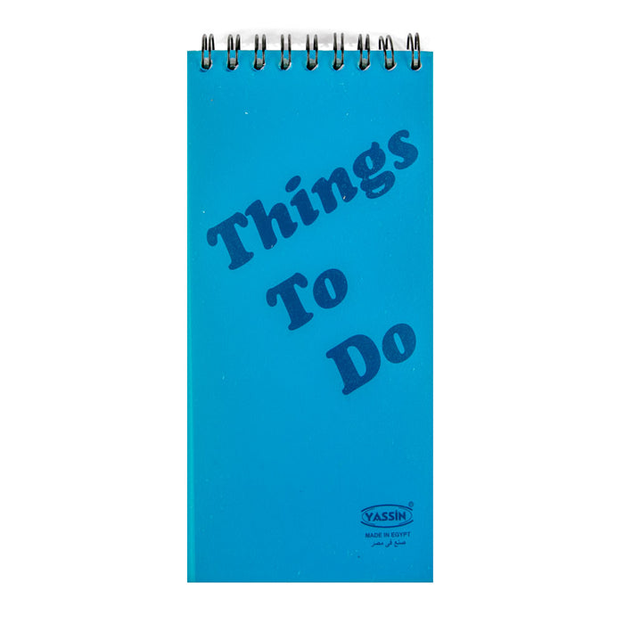 YASSIN 687 Things to Do Notebook, 8x17.5cm