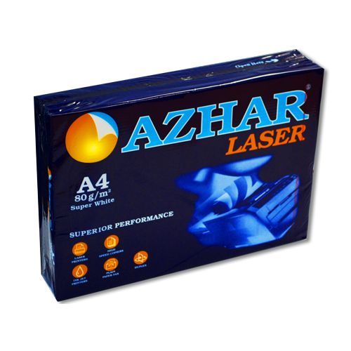 Azhar A4 Copy Paper Laser 80 gm., 5 Reams