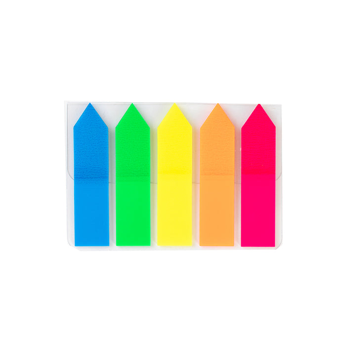 ورق لاصق لتحديد صفحات موديل 2682-09 , مقاس 1.2×5 سم , 5 ألوان كل لون 25 ورقة, ألوان متعدده  من ديجيتال