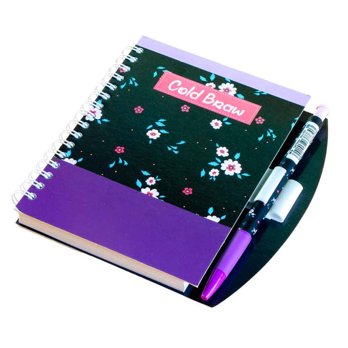 Yassin 82775A Spiral Notebook with Pen, Loly, A6 (10.5 x 14.8cm)