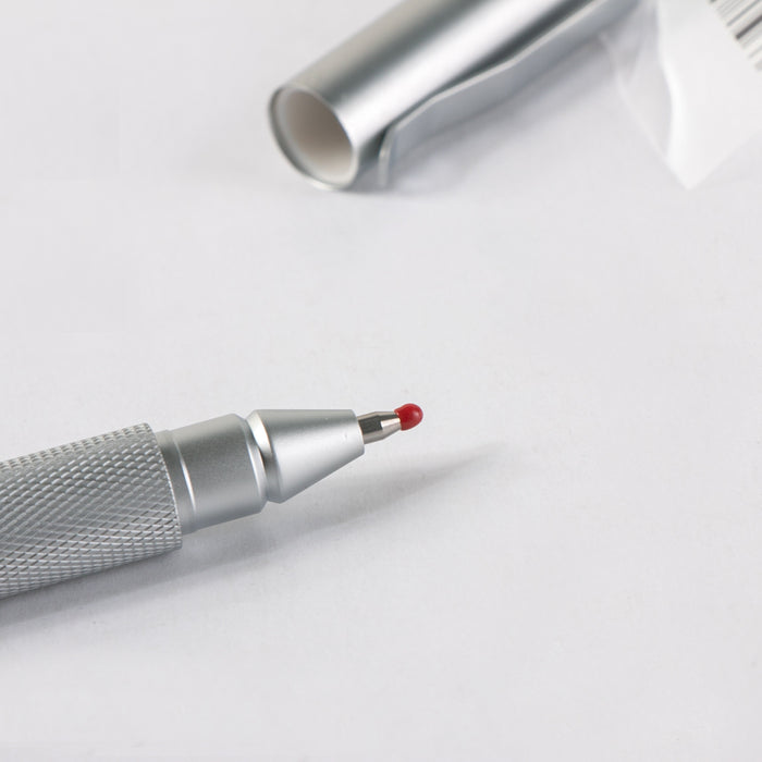 قلم جاف 0.5مم فى علبة معدن, جسم ألومنيوم, حبر أسود من أم أند جى موديل AGPY0501