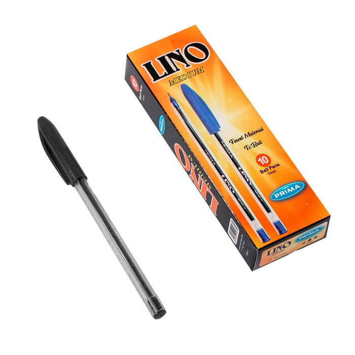 Prima Leno, Ballpoint Pen, 1 mm, Pack of 10
