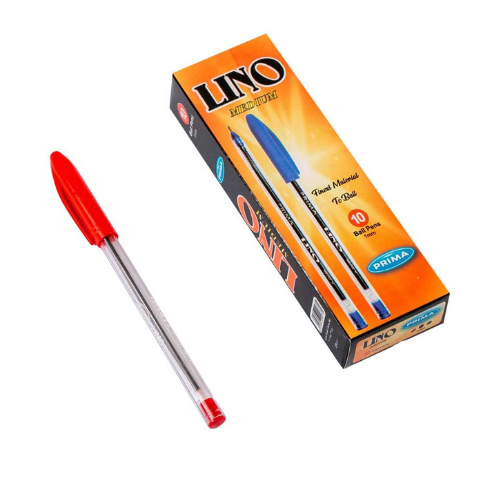 Prima Leno, Ballpoint Pen, 1 mm, Pack of 10
