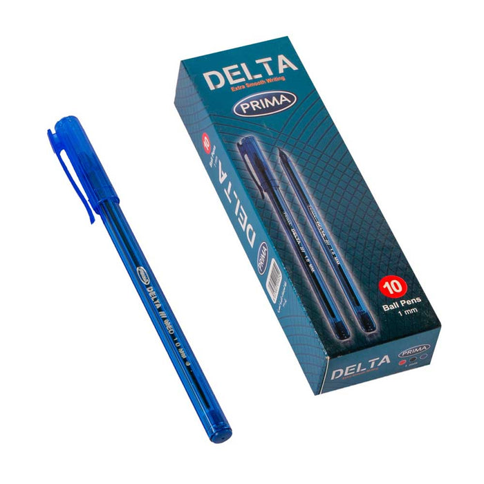 Prima Delta, Ballpoint Pen, 1 mm, Pack of 10