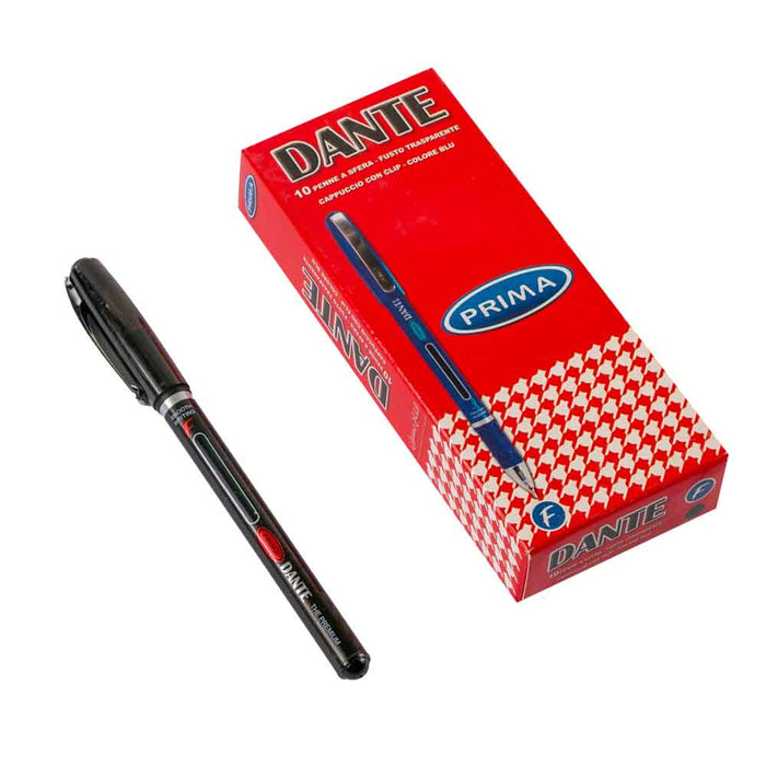 Prima Dante, Ballpoint Pen, 0.7mm, Pack of 10