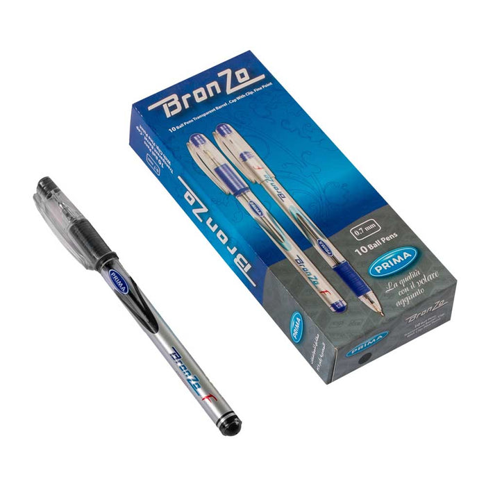Prima Bronzo, Ballpoint Pen, 0.7mm, Pack of 10