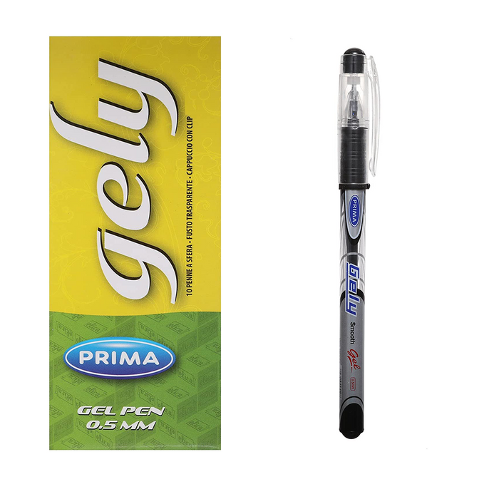 Prima Gely, Ballpoint Pen, 5 mm, Pack of 10