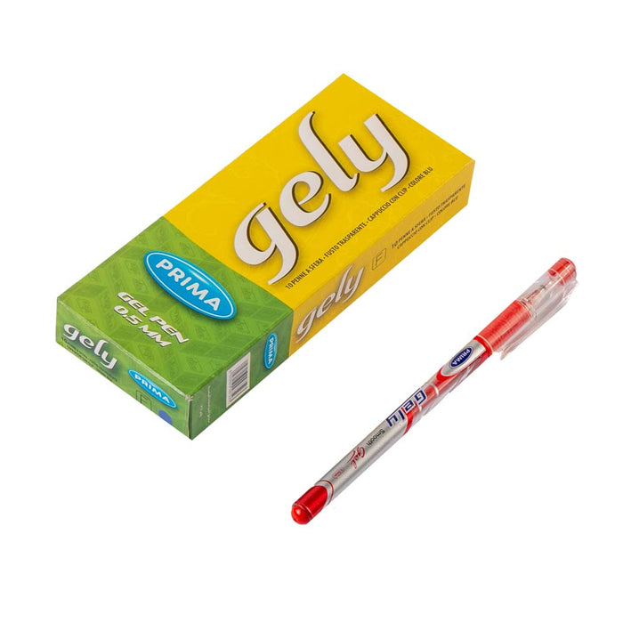 Prima Gely, Ballpoint Pen, 5 mm, Pack of 10